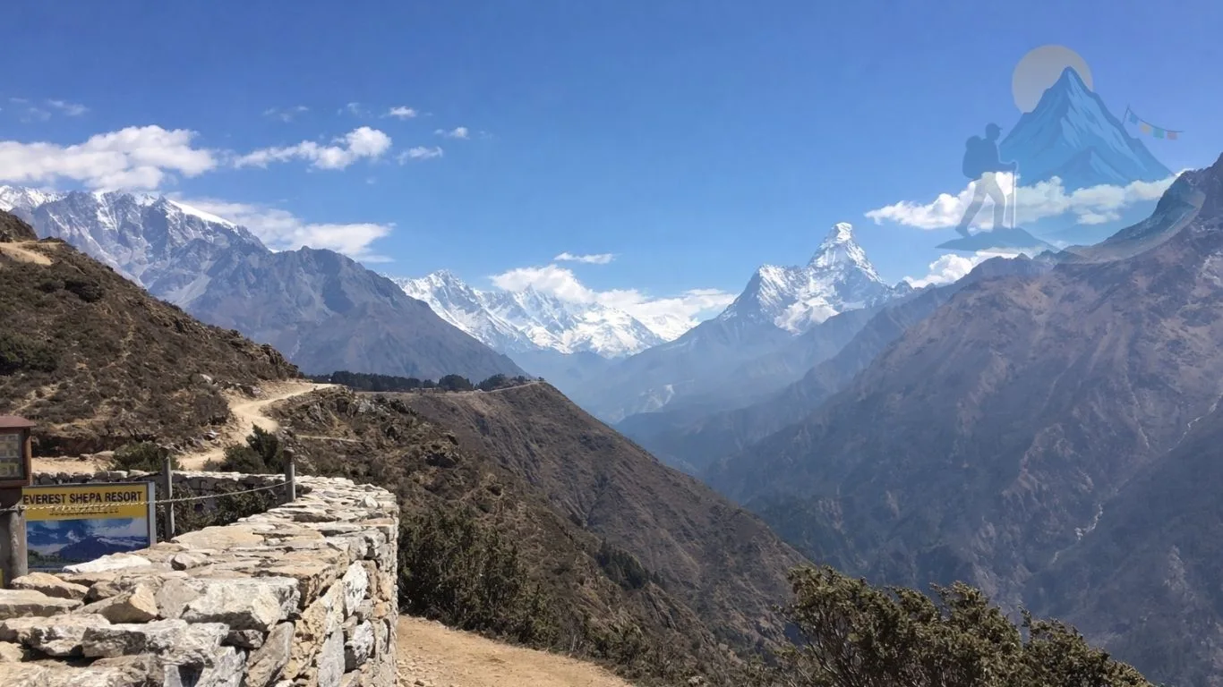 Mountains views from Hotel Everest View