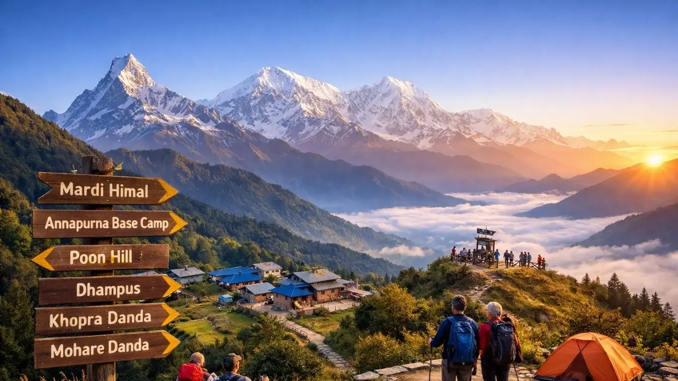 Best Trekking Routes from Pokhara in Nepal