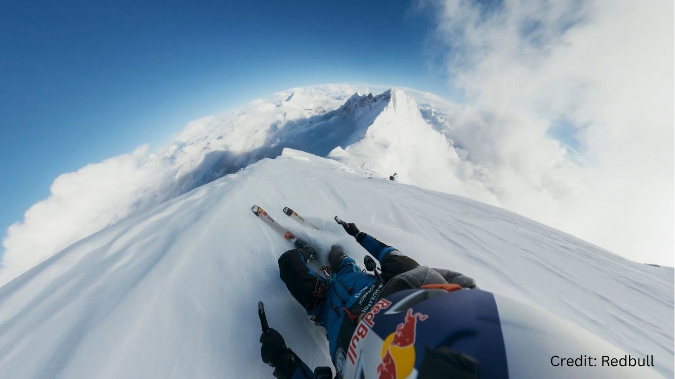 Andrzej Bargiel skiing mount everest